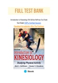 Introduction to Kinesiology 5th Edition Hoffman Test Bank