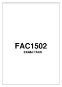 Exam (elaborations) FAC1502 