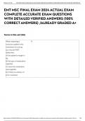 EMT MSC FINAL EXAM 2024 ACTUAL EXAM COMPLETE ACCURATE EXAM QUESTIONS WITH DETAILED VERIFIED ANSWERS &lpar;100&percnt; CORRECT ANSWERS&rpar; &sol;ALREADY GRADED A&plus;