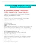 NURS 323 ATI MED SURGICAL NURSING EXAM 2-with 100&percnt; verified answers-2022