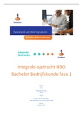 Integrale opdracht HBO Bachelor Bedrijfskunde fase 1 &lpar;Cijfer 7&comma;2&rpar;
