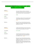 NURSING MSN570-final exam-with 100&percnt; verified answers-2022