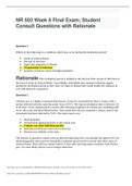 NR 503 Week 8 FINAL EXAM Latest