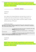 AHIP first test Exam questions and answers 100&percnt;correct&sol;verified Guaranteed success New Update 2022&sol;2023