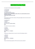 NLN PAX Practice Tests Questions And Answers