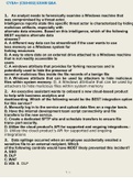 CYSA&plus; &lpar;CS0-002&rpar; EXAM VERIFIED QUESTIONS AND ANSWERS GRADED A&plus;