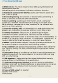CYSA&plus; VERIFIED EXAM GUIDE QUESTIONS AND ANSWERS GRADED A&plus;