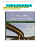 COMPLETE TEST BANK&colon; computer networking&colon; a top-down approach 7th edition by james kurose &lpar;author&rpar;latest update&period;