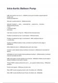 Intra-Aortic Balloon Pump questions and answers rated A&plus; 2025&sol;2026