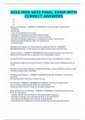 2024 MAN 6635 FINAL EXAM WITH CORRECT ANSWERS &Tab;