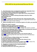 CPR-AED for Professional Rescuers and First Aid- Exam A&period;