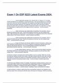 Exam 1 On EDF 6223 Latest Exams 2024&period;
