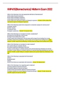 KHP415&lpar;Biomechanics&rpar; Midterm Exam 2022