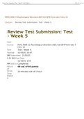 PSYC-3004-11 Week 5 Test - Question and Answers