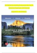 TEST BANK For Auditing & Assurance Services&colon; A  Systematic Approach&comma; 12th Edition  Chapters 1 - 21 Complete