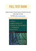 Lashleys Essentials of Clinical Genetics in Nursing Practice 2nd Edition Kasper Test Bank