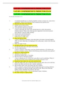 VATI RN COMPREHENSIVE PREDICTOR EXAM this document will guarantee an A&plus;