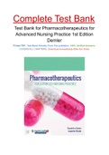 Test Bank for Pharmacotherapeutics for Advanced Nursing Practice 1st Edition Demler