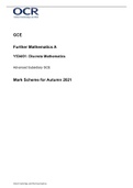 GCEFurther Mathematics AY534&sol;01&colon;  Discrete MathematicsAdvanced Subsidiary GCE Mark Scheme for Autumn 2022