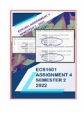 ECS1601 ASSIGNMENT 4 SEMESTER 2 - 2022