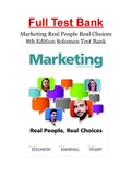 Marketing Real People Real Choices 8th Edition Solomon Test Bank