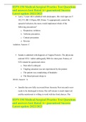 IEPN 150 Medical-Surgical Practice Test Questions and answers best Rated A&plus; guaranteed Success Latest update 2022&sol;2023IEPN 150 Medical-Surgical Practice Test Questions and answers best Rated A&plus; guaranteed Success Latest update 2022&sol;2023