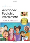 Test Bank for Advanced Pediatric Assessment&comma; Third Edition &sol; Edition 3