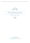 GW/BMG Blok 5: Technologie en innovatie (techniekfilosofie)(hoorcolleges/werkgroepen/literatuur)