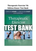 Therapeutic Exercise 7th Edition Kisner Test Bank