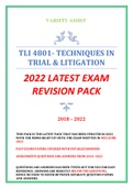 TLI4801 - 2022 - LATEST REVISION EXAM PACK -(PREVIOUS EXAMS QUESTIONS & ANSWERS + ASSIGNMENTS  Q & A)  VIEW PREVIEW PAGES NOW!!!BUY QUALITY⭐⭐⭐⭐⭐ DOCUMENT HA SQUICK SEARCH FUNCTION AS WELL!