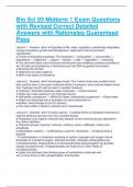 bio sci 93 midterm 1 Exam Questions with Revised Correct Detailed Answers with Rationales Guaranteed Pass