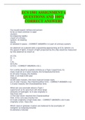 ECS 1501 ASSIGNMENT 6 QUESTIONS AND 100&percnt; CORRECT ANSWERS