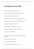 CLC Module Two Correct 100&percnt;