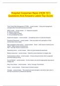  Hospital Corpsman Basic &lpar;HCB 101&rpar; Questions And Answers Latest Top Score&period;