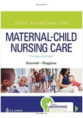 Test Bank for Davis Advantage for Maternal-Child Nursing Care 3rd Edition by Scannell Ruggiero Test Bank