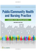 Test Bank: Public / Community Health and Nursing Practice: Caring for Populations, 2nd Edition, Christine L. Savage