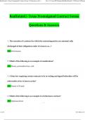 RealEstateU- Texas Promulgated Contract Forms 235 Questions with 100&percnt; Correct Answers Verified Latest Updated 2024