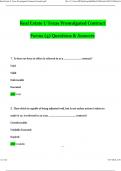 Real Estate U Texas Promulgated Contract Forms&lpar;4&rpar; Exam 2024 Questions with 100&percnt; Correct Answers &vert; Verified &vert; Latest Update