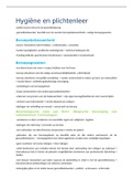 Samenvatting  Hygi&euml;ne en plichtenleer