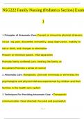 NSG222 Family Nursing &lpar;Pediatrics Section&rpar; Exam 1 QUESTIONS AND ANSWERS &lpar;2024&sol;2025&rpar; &lpar;VERIFIED ANSWERS&rpar;