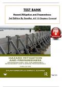 Hazard Mitigation and Preparedness 3rd Edition Test Bank By Sandler & Schwab&comma; All 13 Chapters Covered&comma; Verified Latest Edition