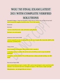 WGU 785 FINAL EXAM WITH COMPLETE VERIFIED Q&A LATEST UPDATE&period;