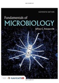 Test Bank for Fundamentals of Microbiology &sol; Edition 11