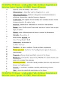 NURSING 390 Exam 1 study guide Patho Cellular Regulation & Infection Latest Update 2022&sol;2023 Assured Success 
