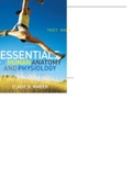 TEST BANK FOR ESSENTIALS OF HUMAN ANATOMY AND PHYSIOLOGY BY ELAINE N. MARIEB 10TH EDITION 