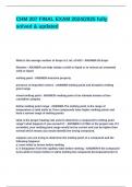 CHM 207 FINAL EXAM 2024&lowbar;2025 fully solved & updated