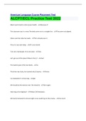 American Language Course Placement Test ALCPT&sol;ECL Practice Test 2022