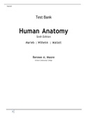 Test Bank  Human Anatomy 6th  Edition Marieb | Wilhelm | Mallatt   Rennee A. Moore