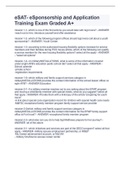 eSAT- eSponsorship and Application Training Exam Graded A&plus;