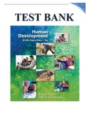 TEST BANK FOR HUMAN DEVELOPMENT: A LIFE-SPAN VIEW 8TH EDITION ROBERT V. KAIL JOHN C. CAVANAUGH ISBN-10: 1337554839 ISBN-13: 9781337554831 latest solutuion